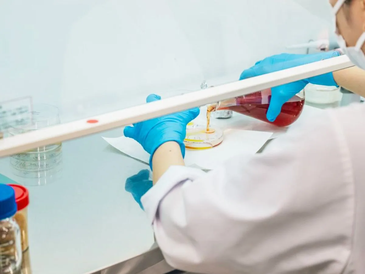 Microbiological and physicochemical testing is performed in the Quality Control Department.